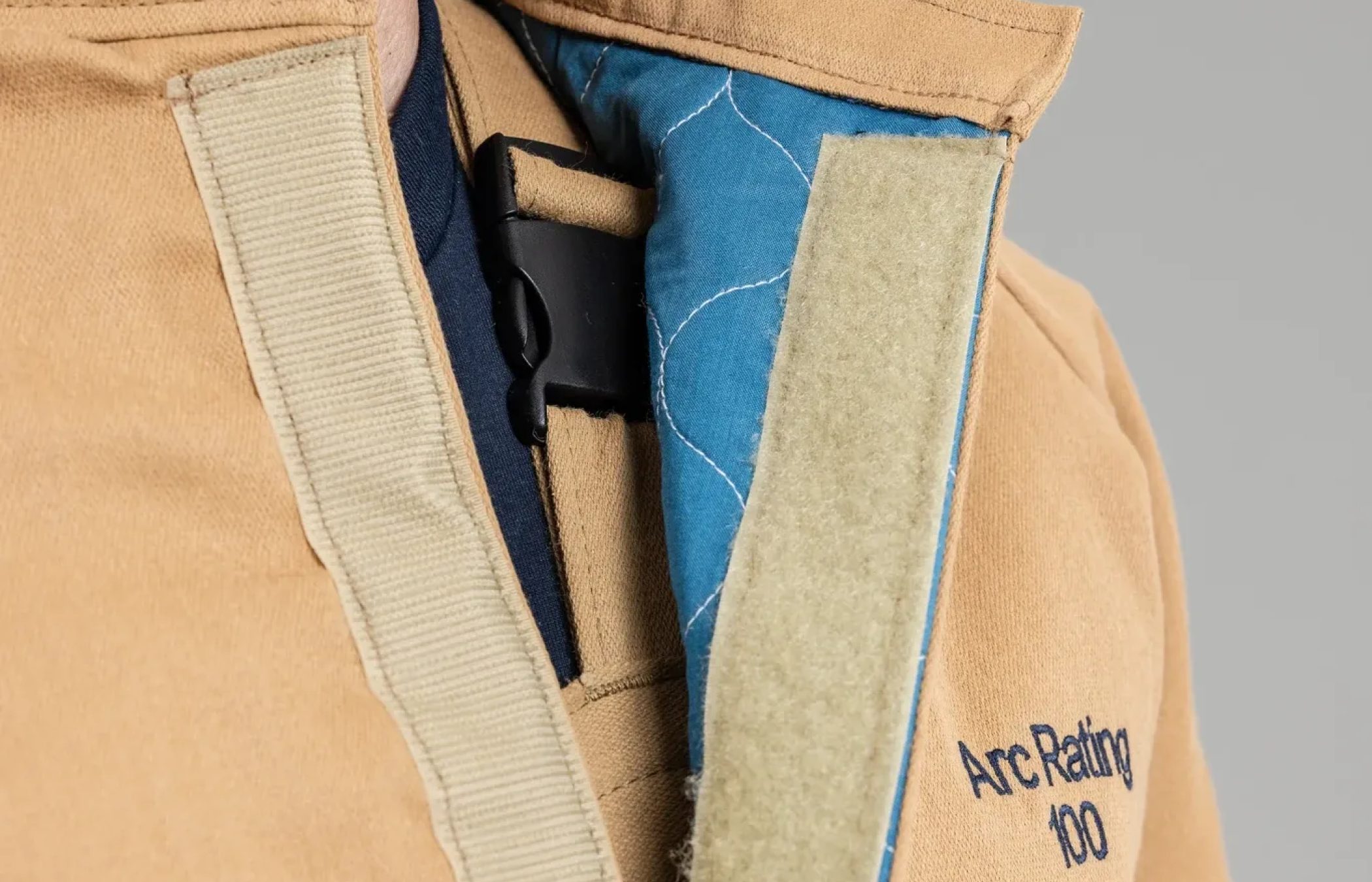 Secure Front Closure System | Multi-Layer Quilted Aramid Liner