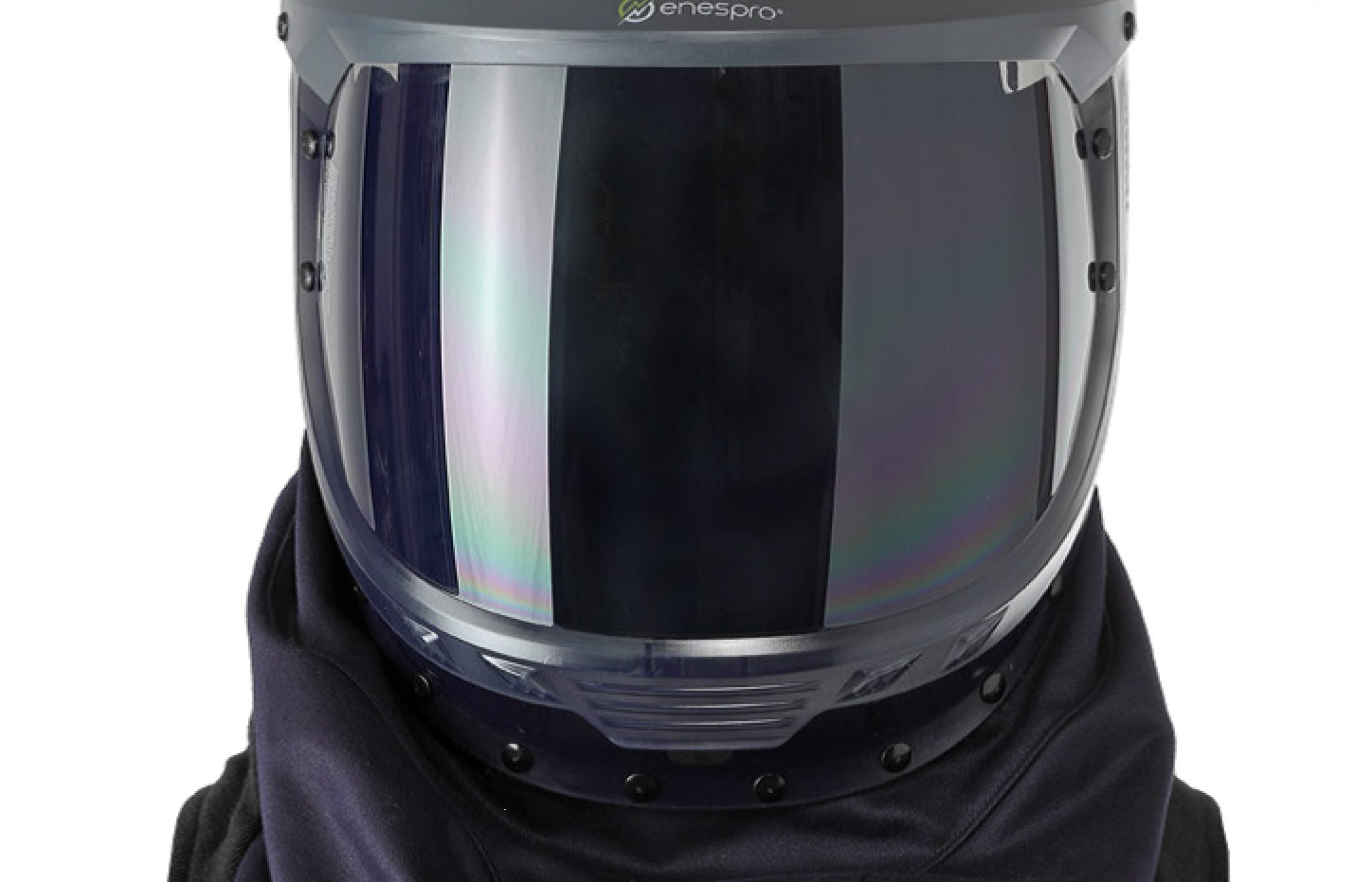Lift Front Shroud PureView™ Face Shield Provides Full Spectrum Colour Recognition