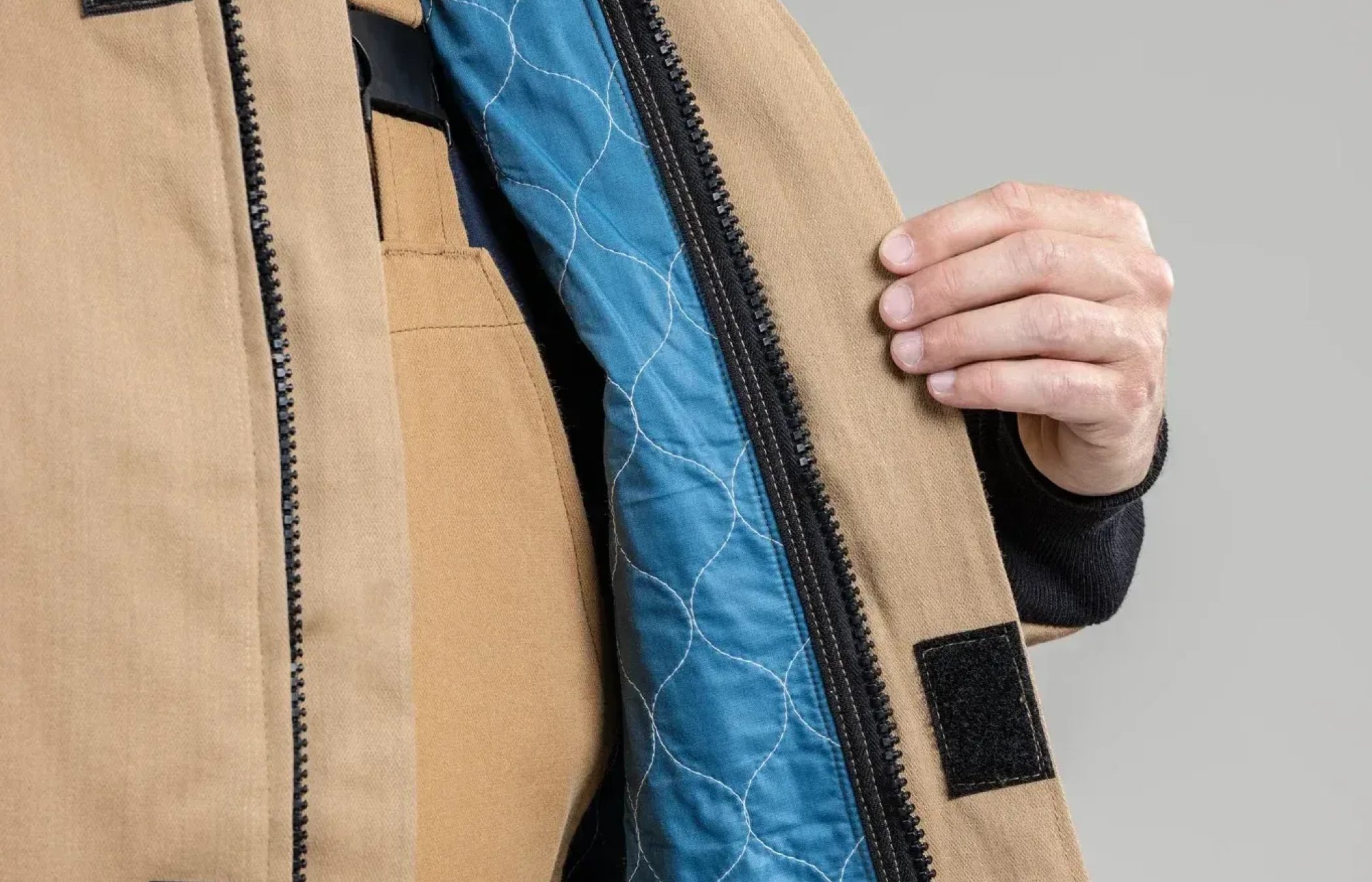 Quilted Aramid Liner in Jacket