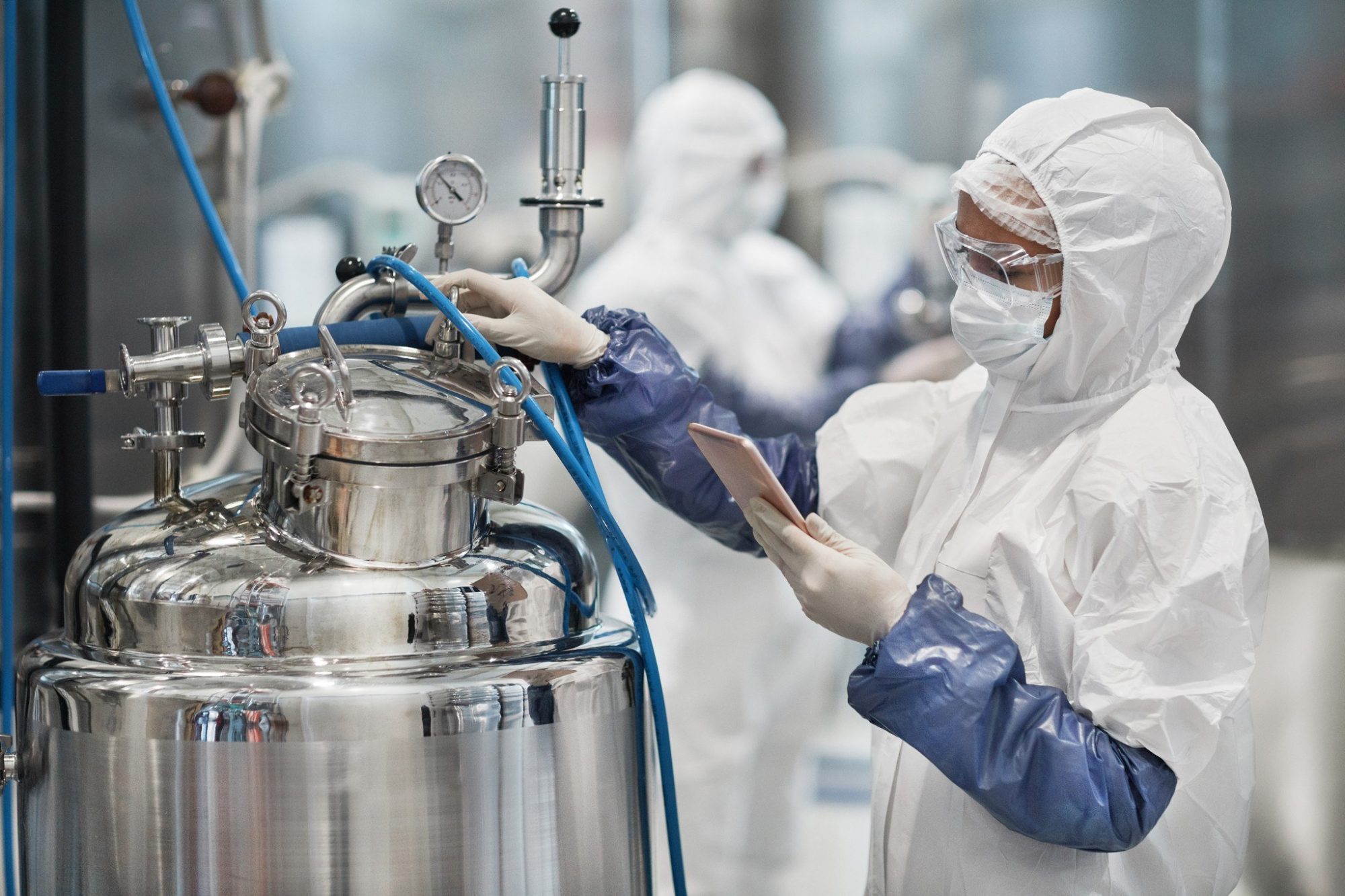 Worker protective suit