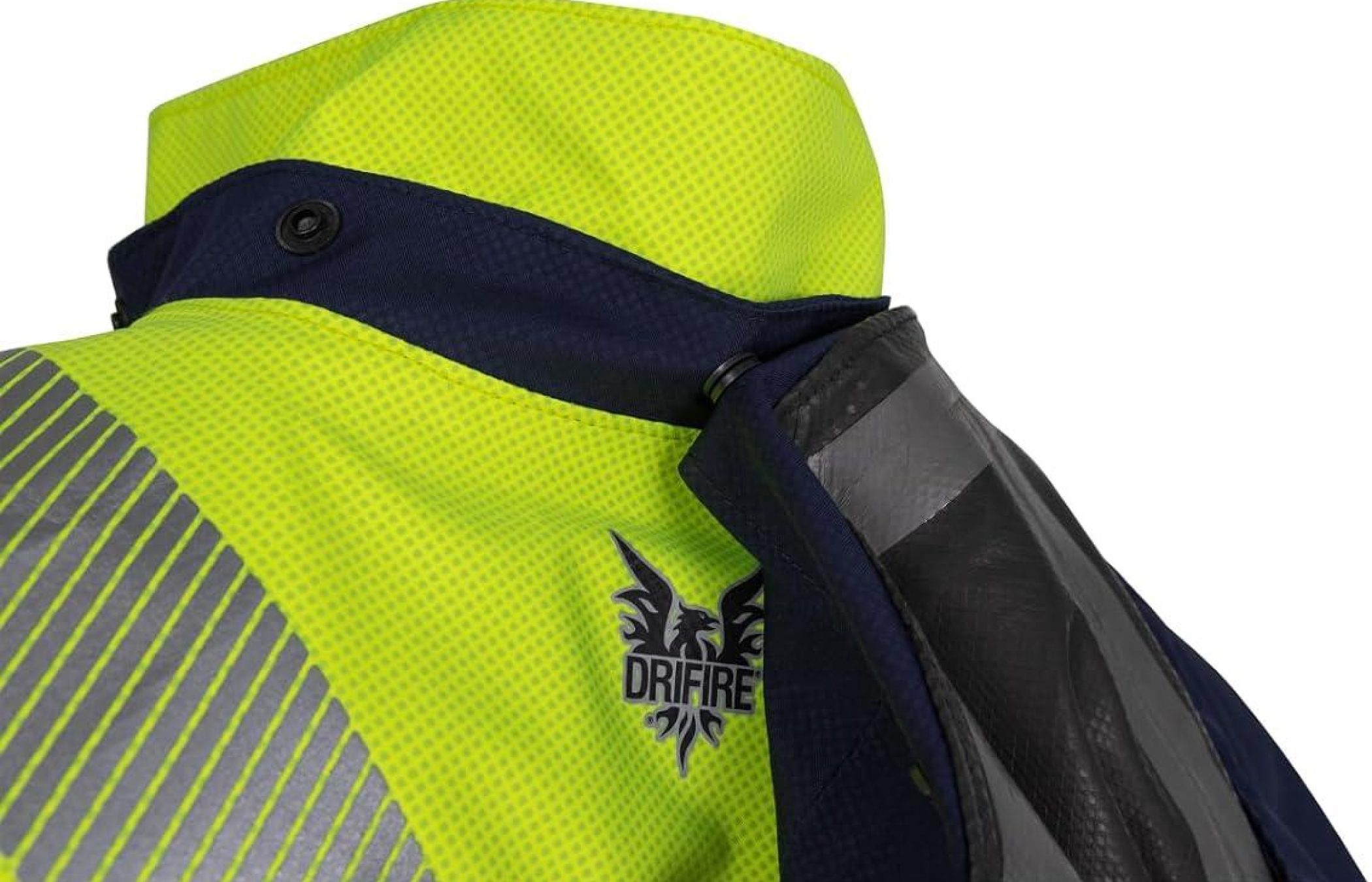 DRIFIRE® FR/AR DuoStorm Jacket Class 3 w/ Removable Hood, Snap Attachments
