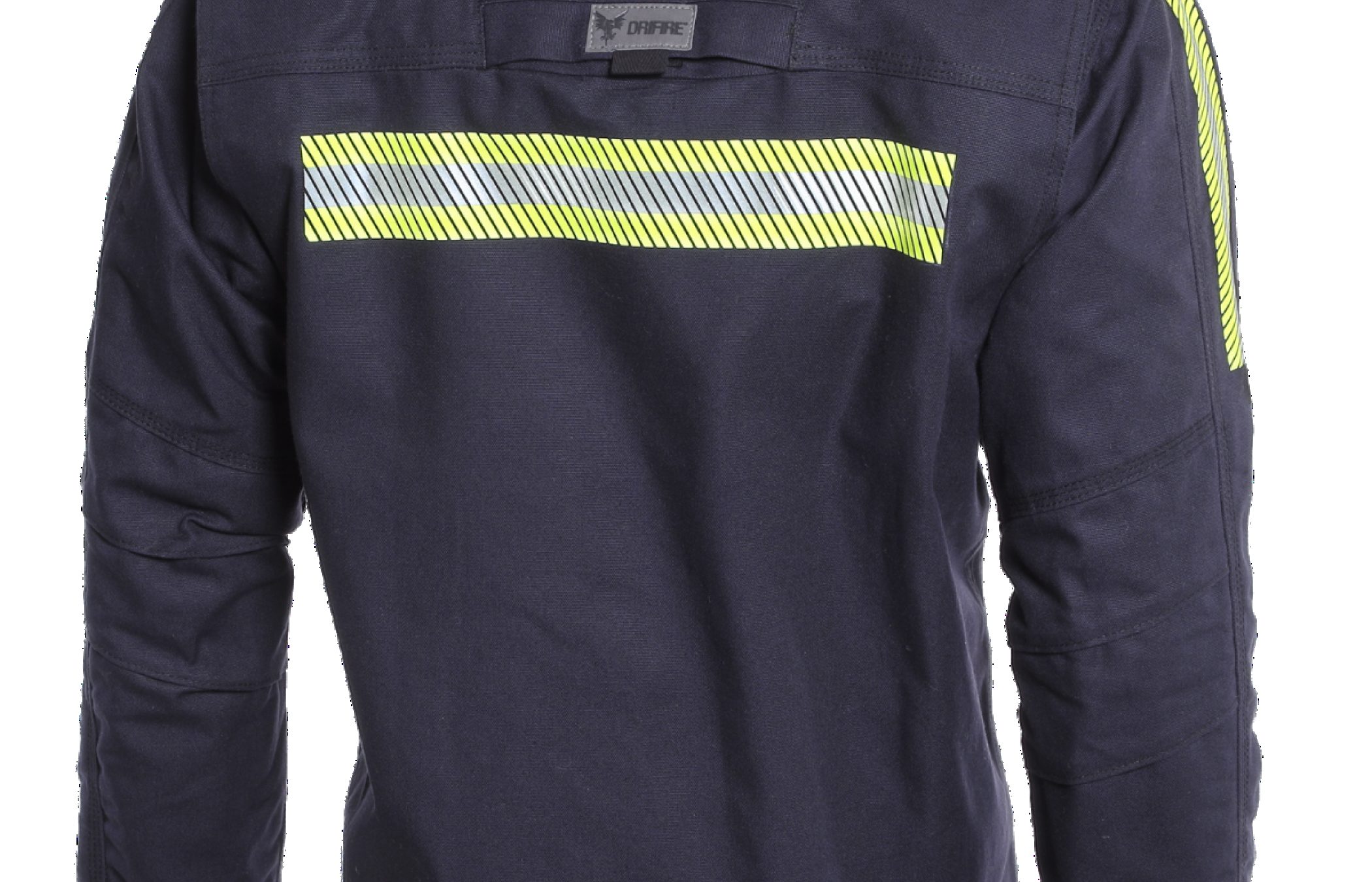 DRIFIRE® FR/AR Insulated Jacket Navy Optional 3M™ Scotchlite™ Reflective Trim Across Top of Back