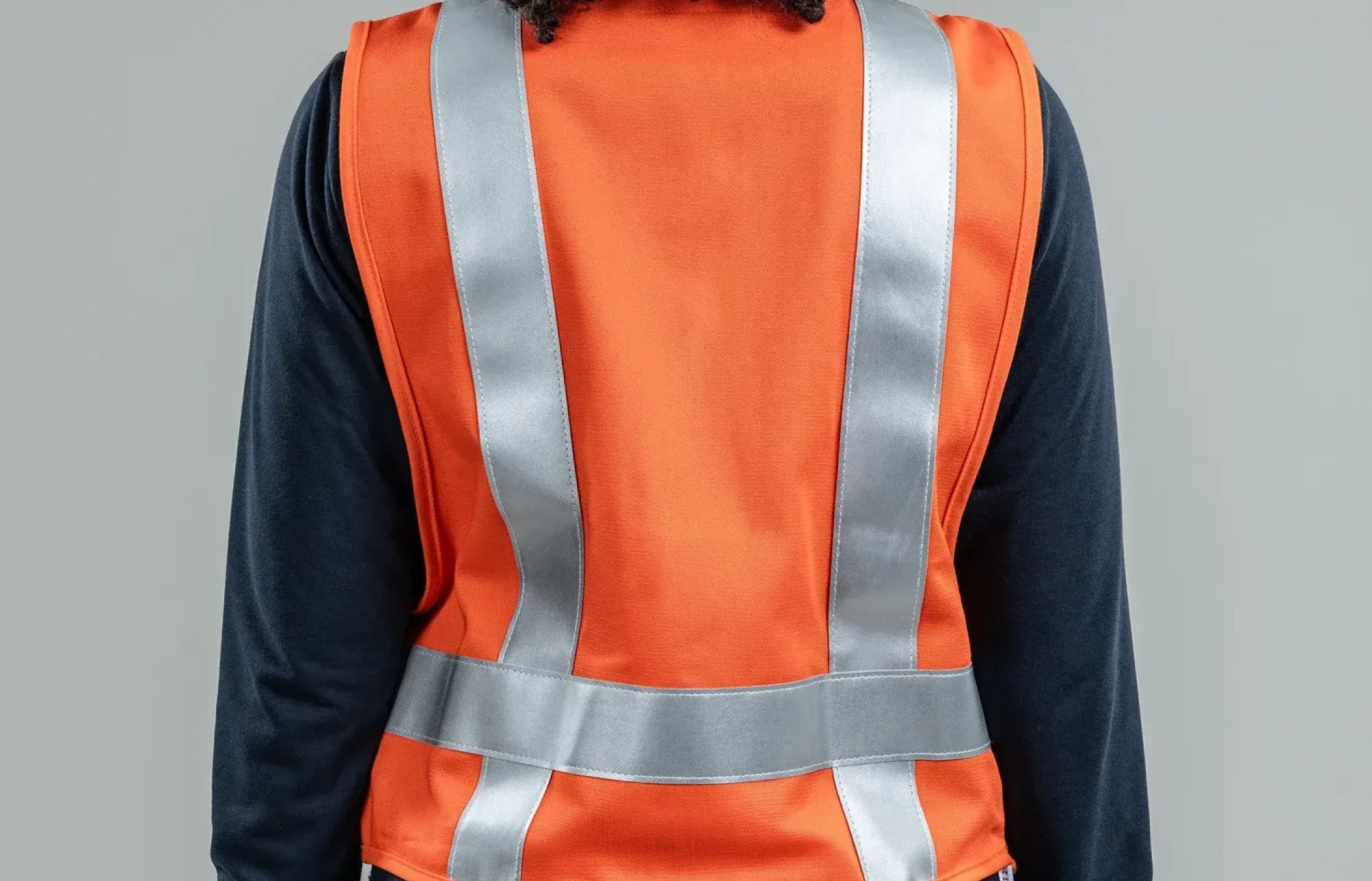 FR Reflective Trim Over Back and Around Waist