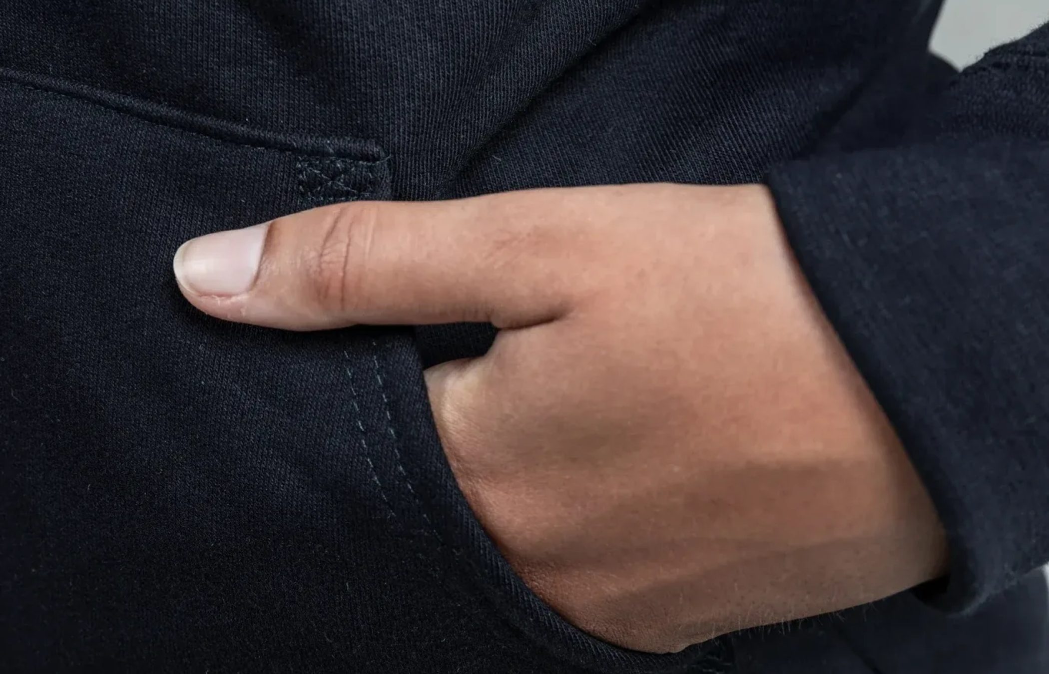 Large Front Angled Pockets