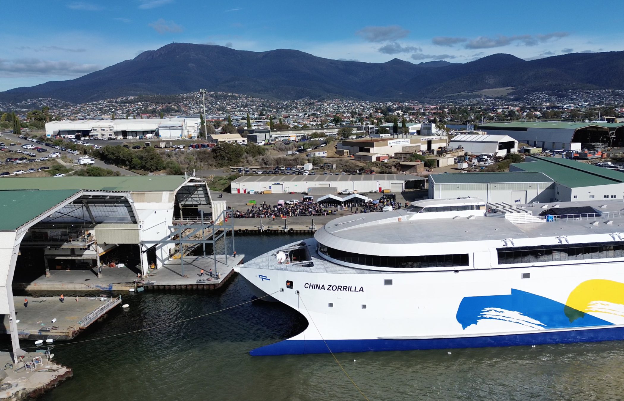 Incat Hull 096 Official Launch 1